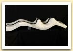 Balcone - 2007 Dinamica d'Acqua - marmo nero carso cm 140x35x20.JPG