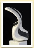 Balcone - 2007 Caduta d'Acqua - marmo nero carso cm 40x30x15 (1).JPG