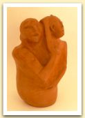 Miriam Bizioli, due in uno b, terracotta.jpg