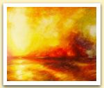Clementina Macetti  Incendio sul mare, acrilico su tavola.jpg
