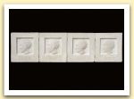 Alter eco..., gesso e legno, cm 41x155, 2004.JPG