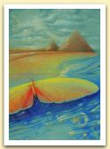 19 - Frammento con piramidi , pastello cm 60x80, 2006.jpg