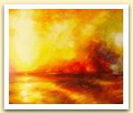 Clementina Macetti  Incendio sul mare, acrilico su tavola.jpg