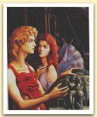 Amore e Psiche, 1990 Olio su tela, cm 110x90.jpg