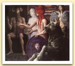 La generazione di Pasifae, 1984 Olio su tela, cm 180x220.jpg