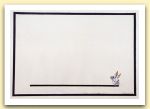3-Pegaso in paesaggio bianco, tempera su carta 2007, cm 50x70.jpg