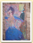 21-Donna in movimento, tecnica mista su carta amate, 40x28,50 cm. 1985.jpg