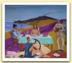 9-Il brindisi - olio su tela cm 120x100.jpg