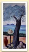 4-Albero, cappello, giara - olio su tela cm80x50.jpg